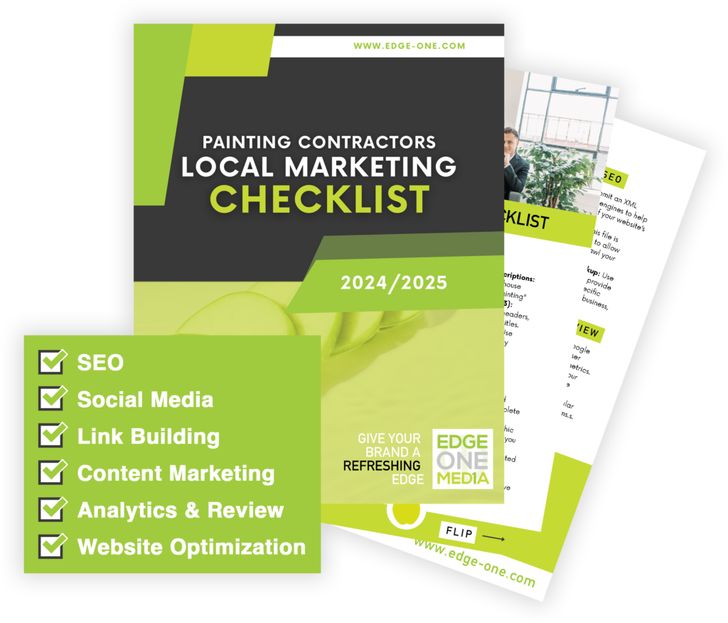 Painting Contractors Local Marketing Checklist promo